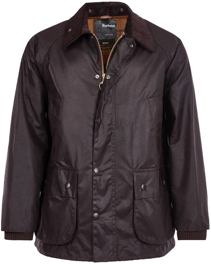 Barbour Bedale Wachsjacke Braun Braun
