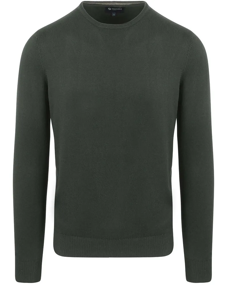 Suitable Respect Pullover Oinir Dunkelgrün Dunkelgrün