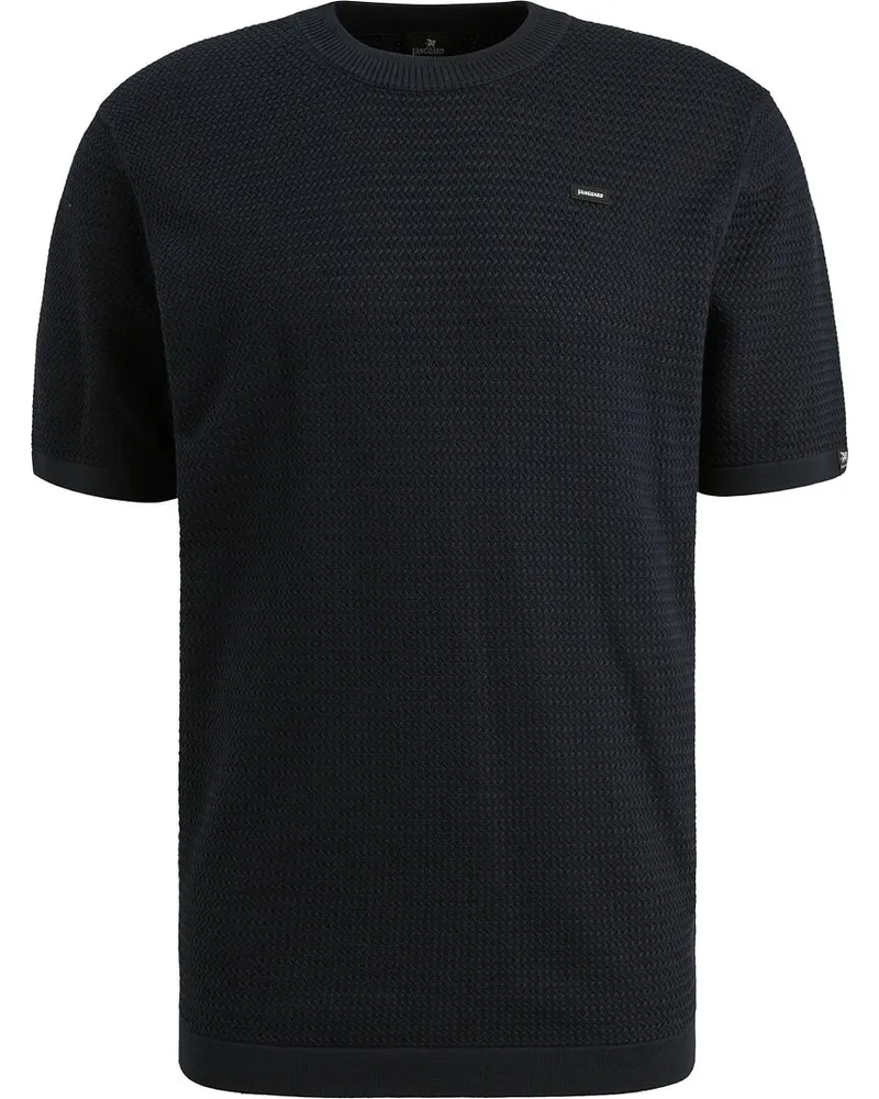 Vanguard Knitted T-Shirt Navy Dunkelblau