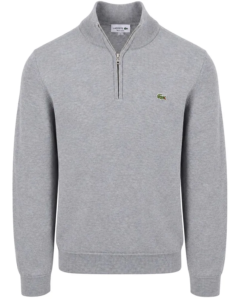 Lacoste Pullover Zipper Grau Grau