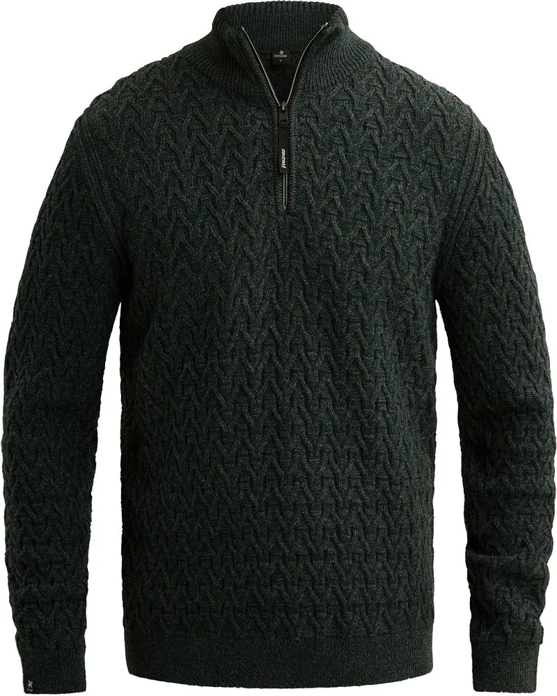 Vanguard Half-Zip Pullover Dark Green Dunkelgrün