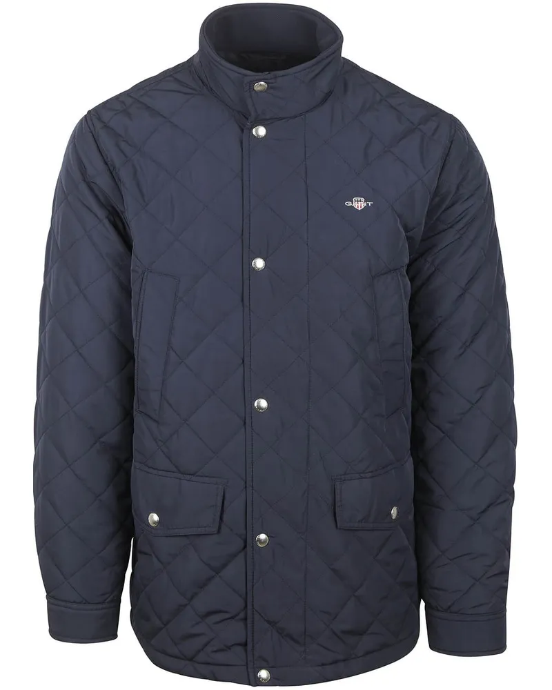 Gant Jacke Quilted Windcheater Marine Dunkelblau