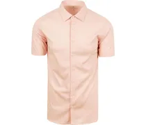 Short Sleeve Jersey Hemd Apricot Rosa