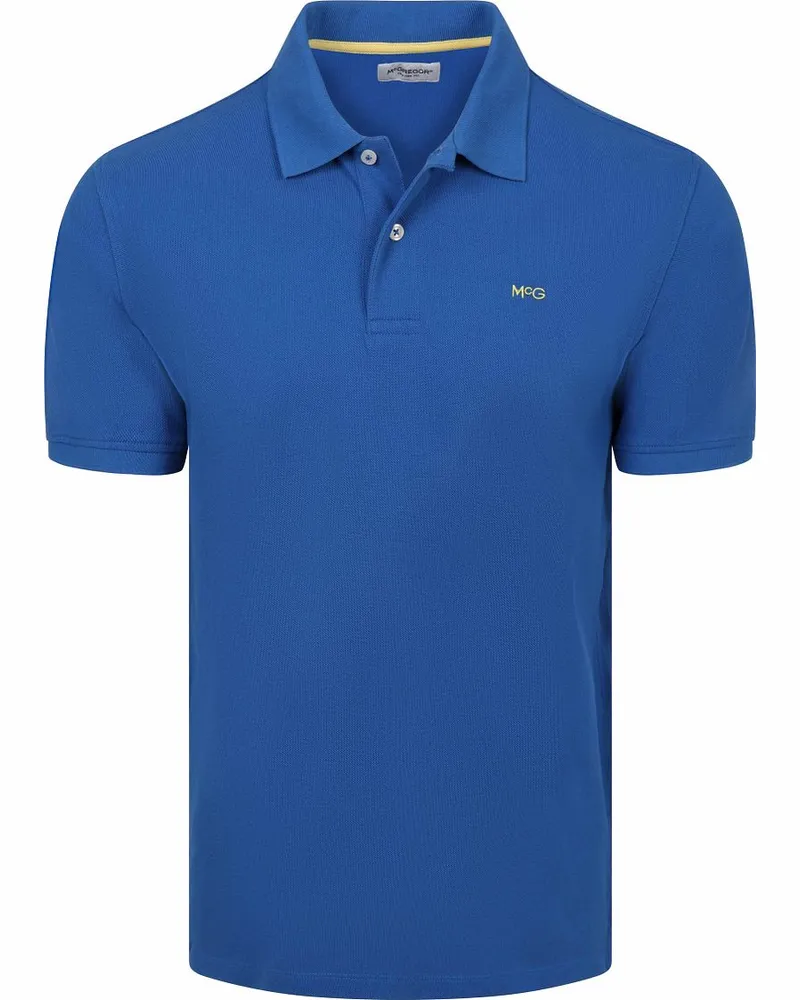 McGregor Piqué Polo Kobaltblau Blau