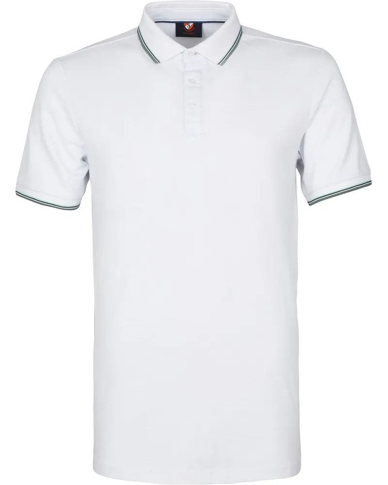 Suitable Poloshirt Jesse Weiß Weiß