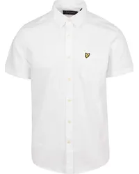 Lyle & Scott Short Sleeves Hemd Poplin Weiß Weiß