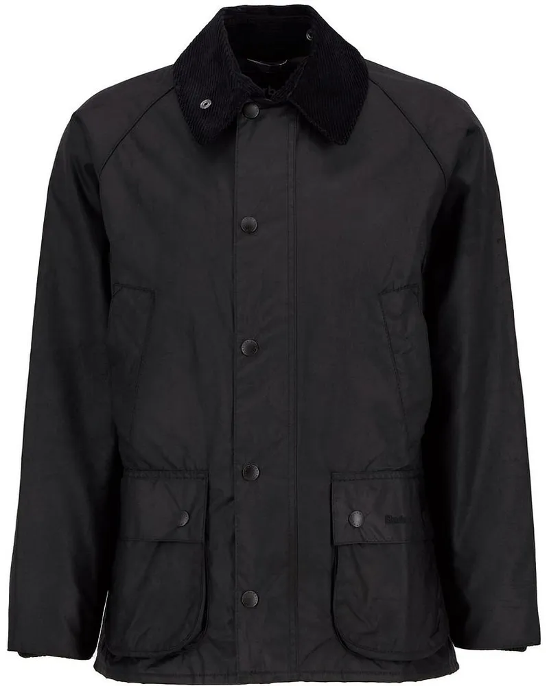 Barbour Bedale Wachsjacke Schwarz Schwarz