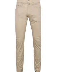 Pierre Cardin Trousers Lyon Tapered Ecru Wollweiß