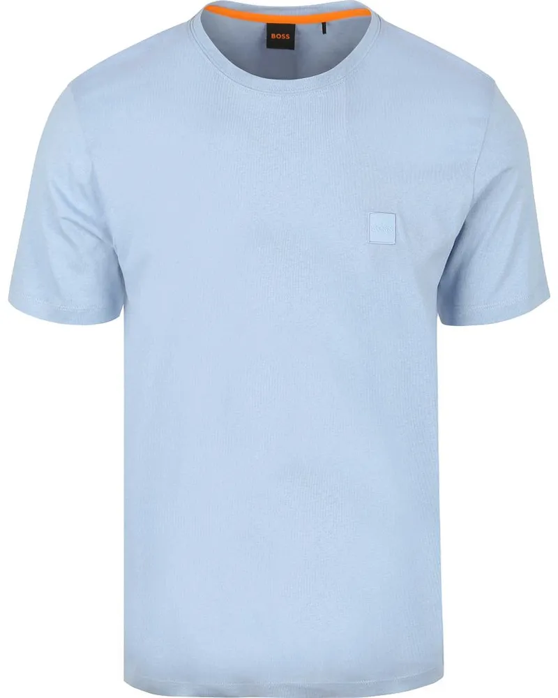 HUGO BOSS T-shirt Tales Open Blau Blau
