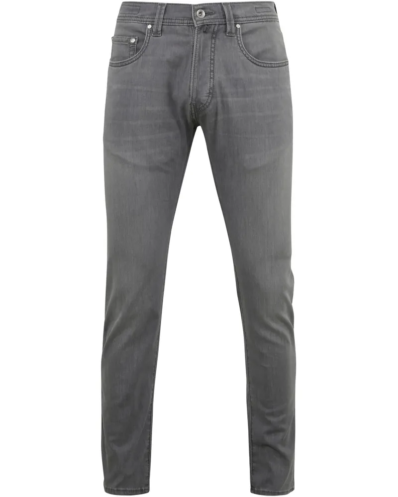 Pierre Cardin Hose Lyon Tapered Future Flex Grau Grau