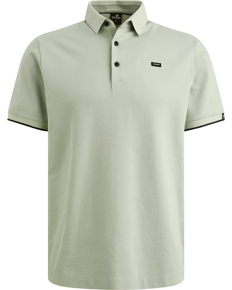 Vanguard Piqué Polo Aqua Gray Grün