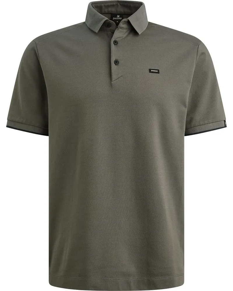 Vanguard Piqué Polo Aqua Gray Grün