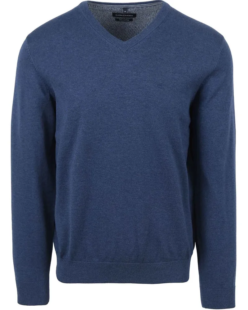 CasaModa Pullover Mittelblau Blau