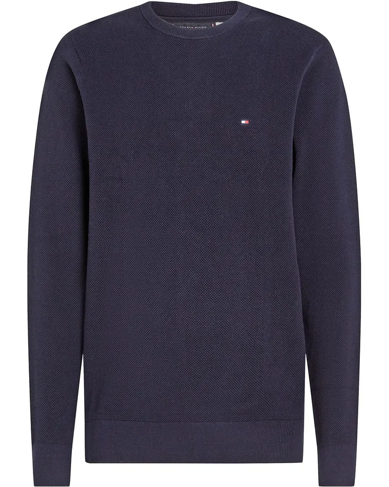 Tommy Hilfiger Sweater Essential Structure Navy Dunkelblau