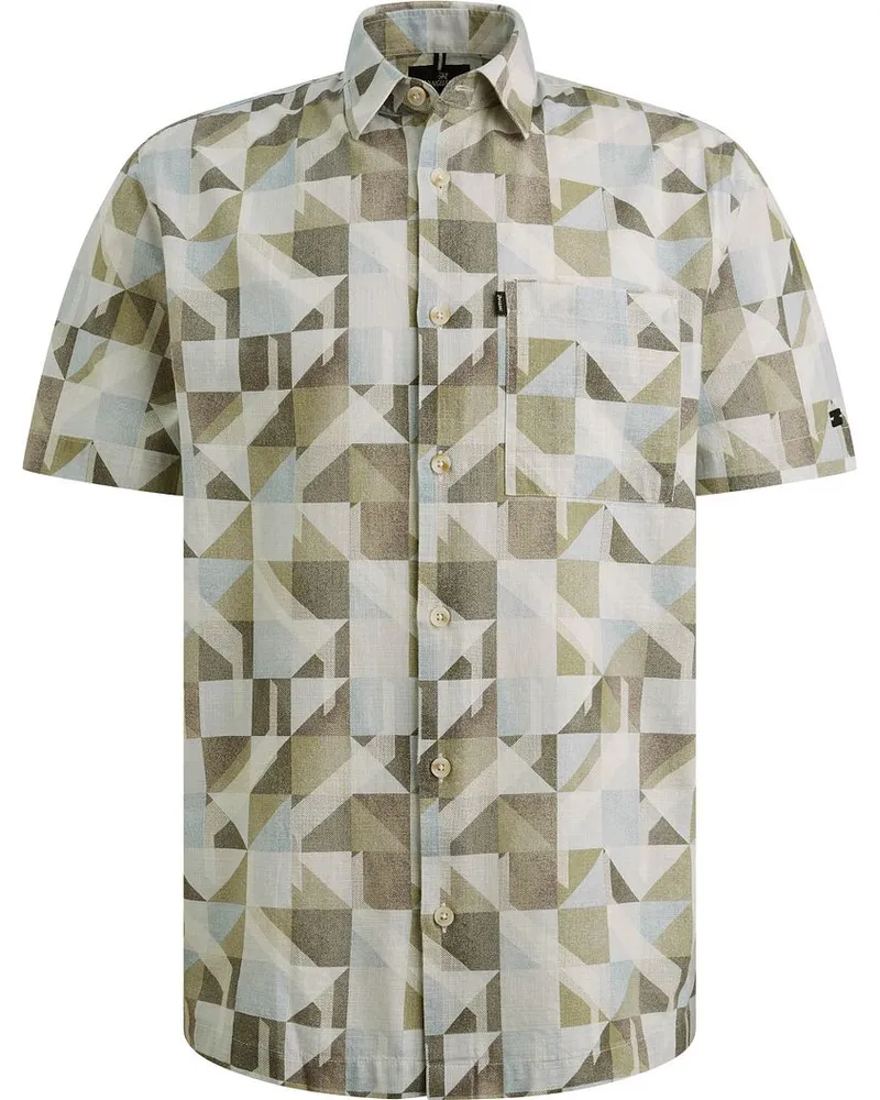 Vanguard Short Sleeve Hemd Druck Grün Multicolour