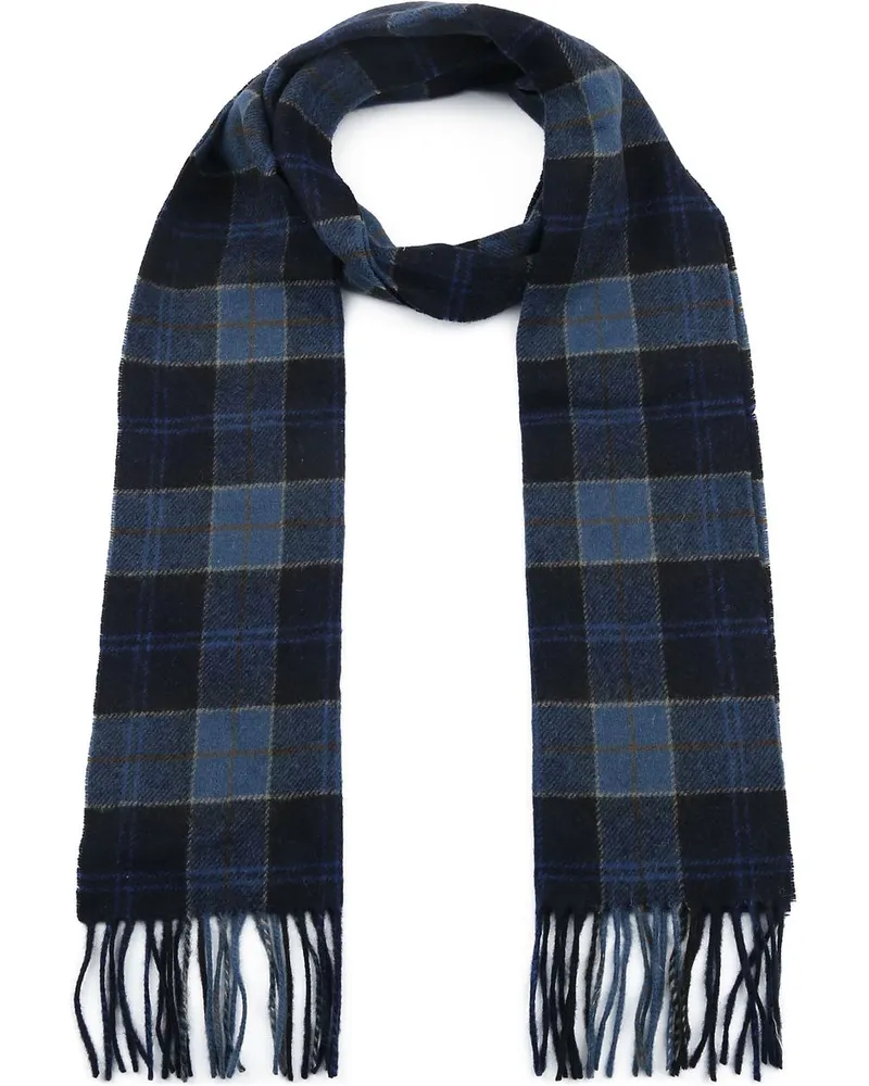 Barbour Schal Tartan Mckenzie Wolle Midnight Multicolour