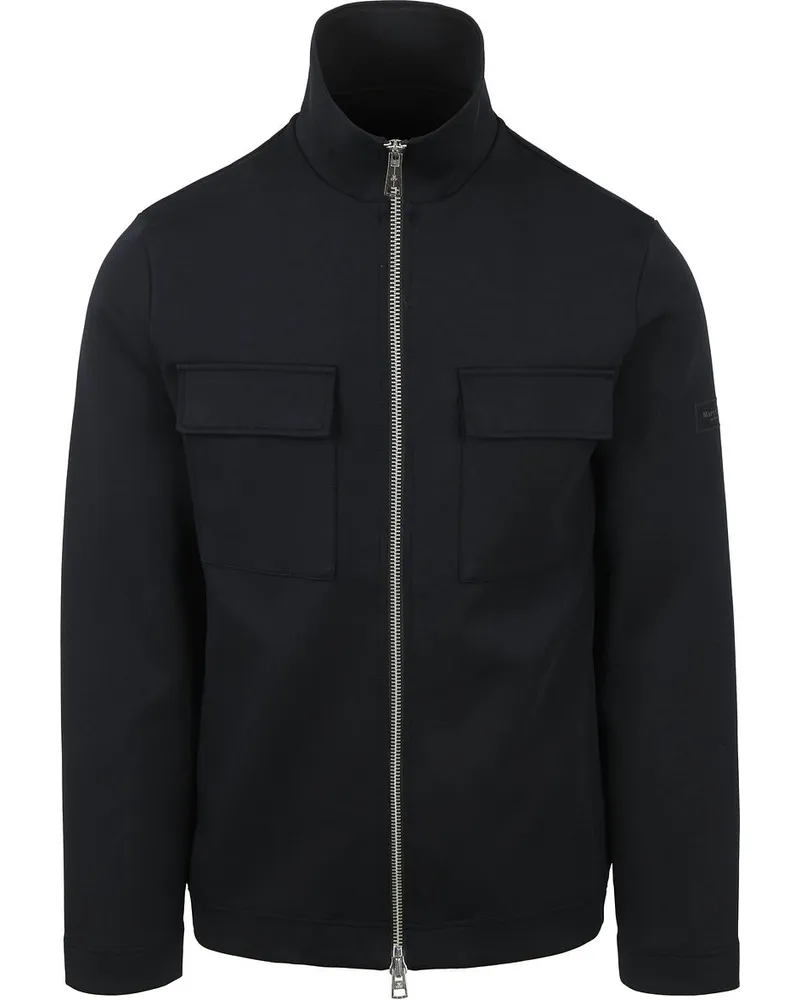 Marc O'Polo Scuba Interlock Overshirt Navy Dunkelblau