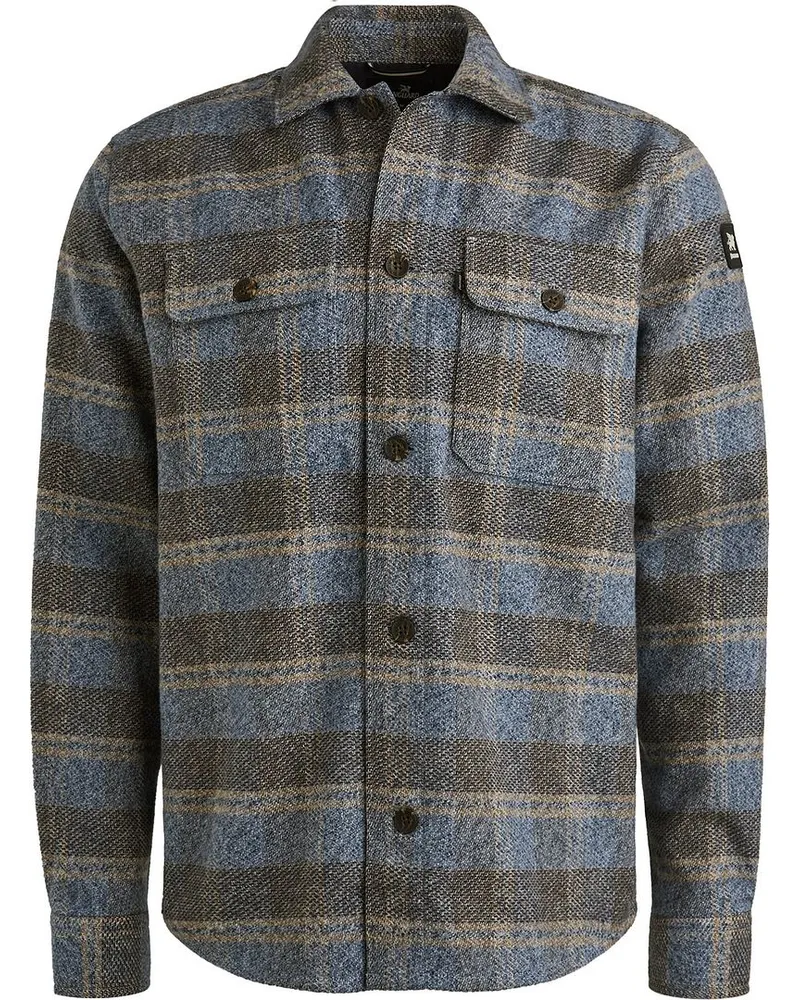Vanguard Hemdjacke Karos Blau Blau