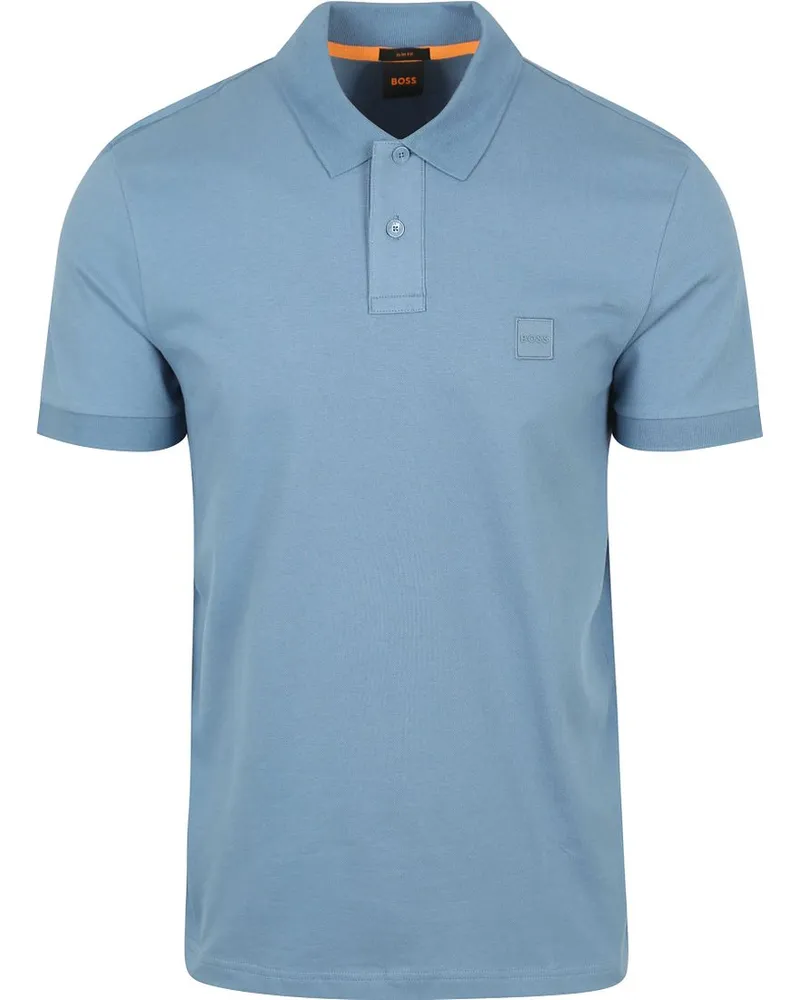 HUGO BOSS Polo Shirt Passenger Open Blau Blau