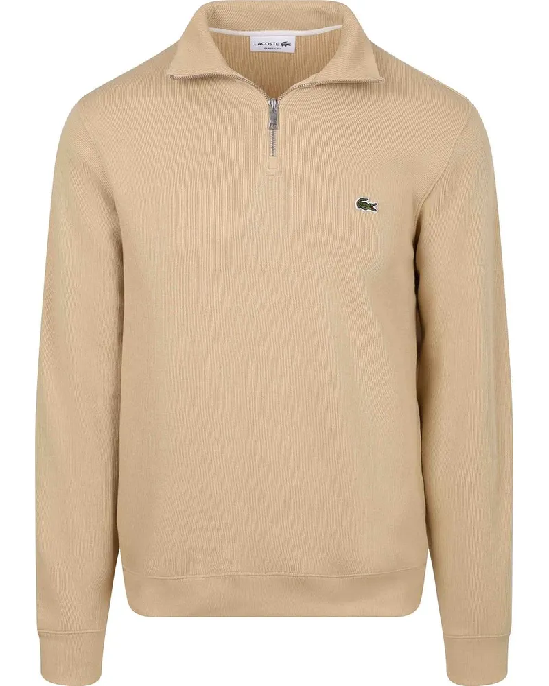Lacoste Pullover Zipper Beige Beige