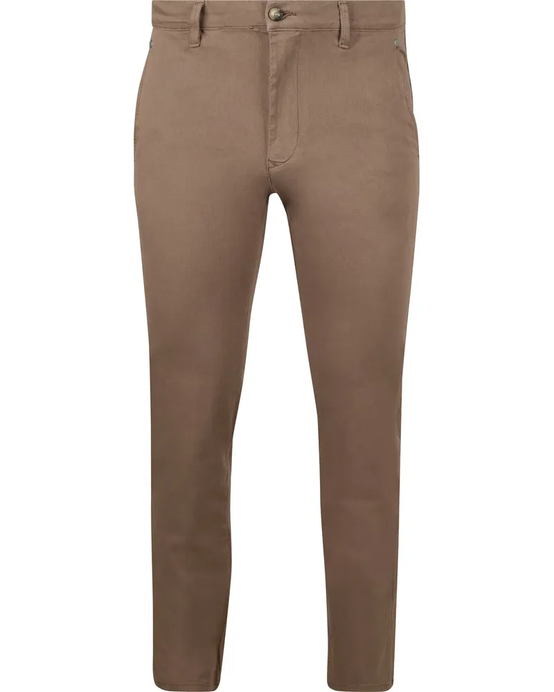 Suitable Chino Philo Flex Taupe Braun