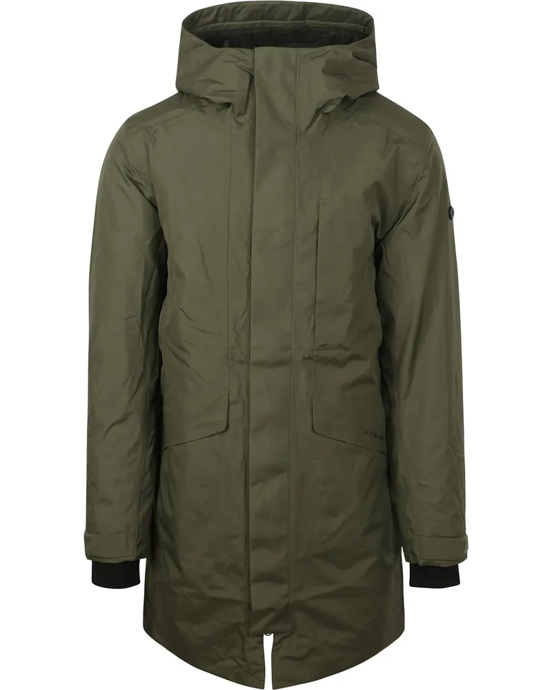Didriksons 1913 Parka Kenny Grün Regular Fit Dunkelgrün