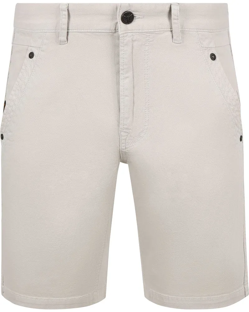 PME Legend Spector Shorts Carbon Lunar Rock Wollweiß