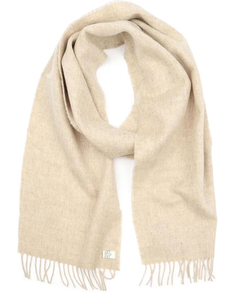Suitable Geeigneter Herrenschal Merino Ecru Beige