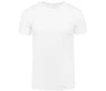 Dry Cotton O-Ausschnitt T-Shirt Weiß
