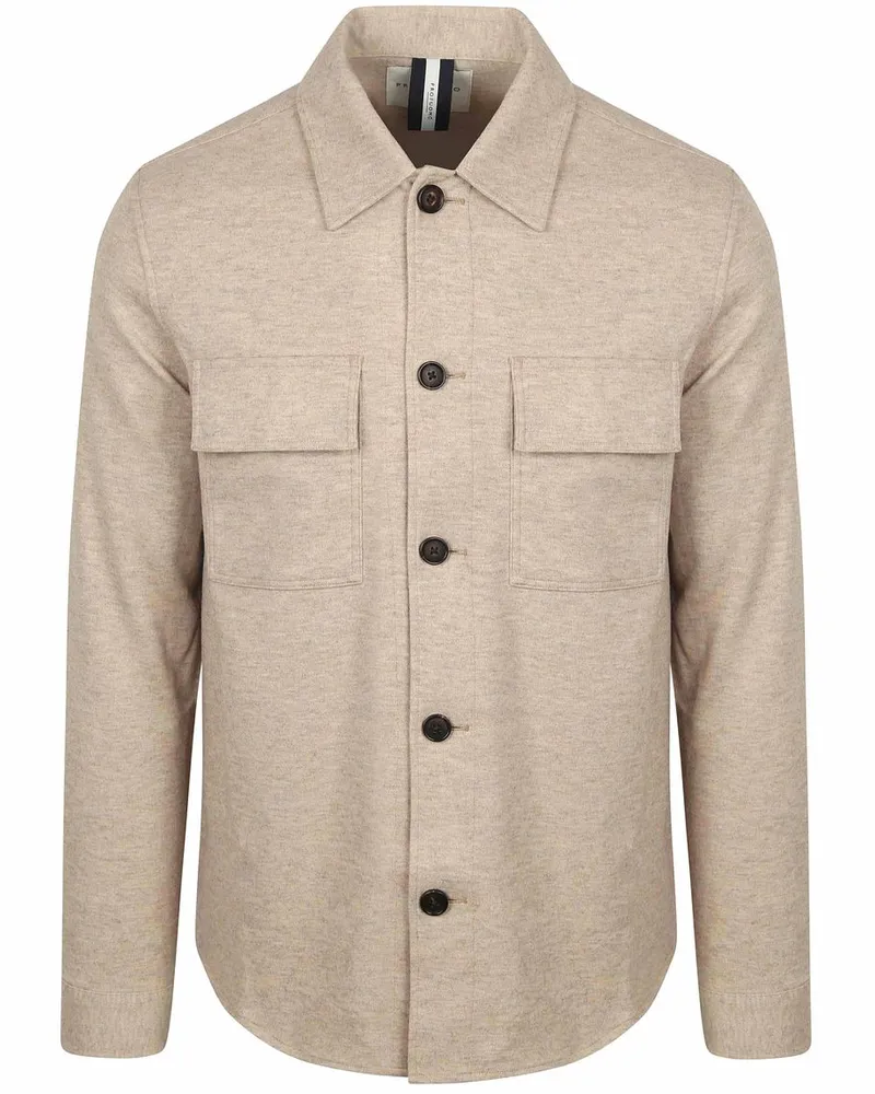 Profuomo Overshirt Beige Beige