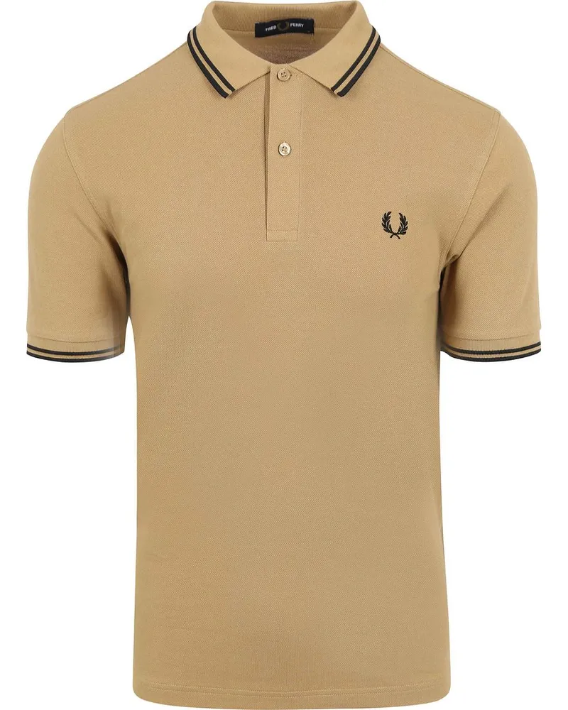 Fred Perry Polo Twin Tipped M3600 Beige Beige