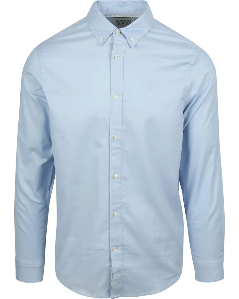 Scotch&Soda Core Oxford Hemd Hellblau Hellblau
