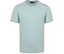 Slub T-Shirt Melange Hellblau