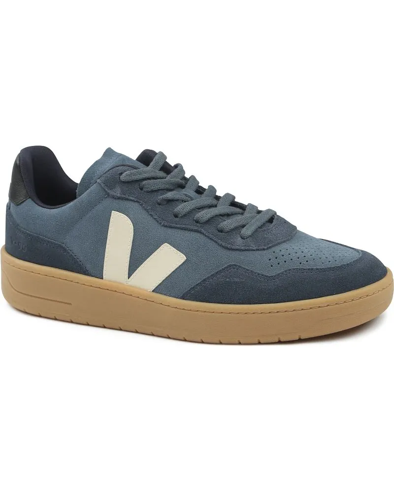 VEJA Sneakers V-90 Suede Blau Dunkelblau