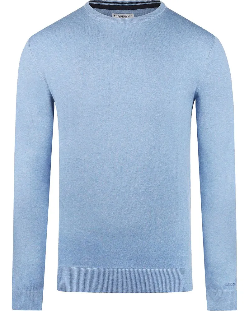 McGregor Pullover Merinowolle Hellblau Hellblau