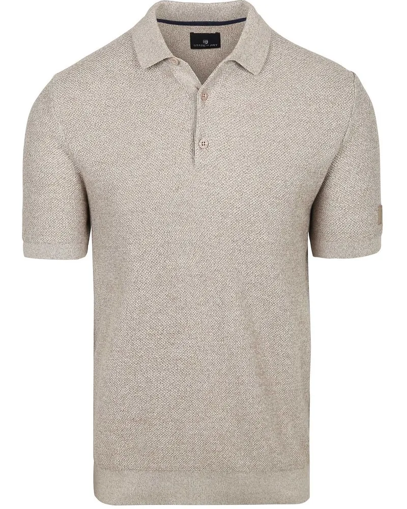 State of Art Strickpolo Beige Beige
