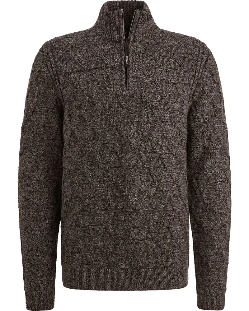 Vanguard Halfzip Pullover Wool Blend Braun Braun