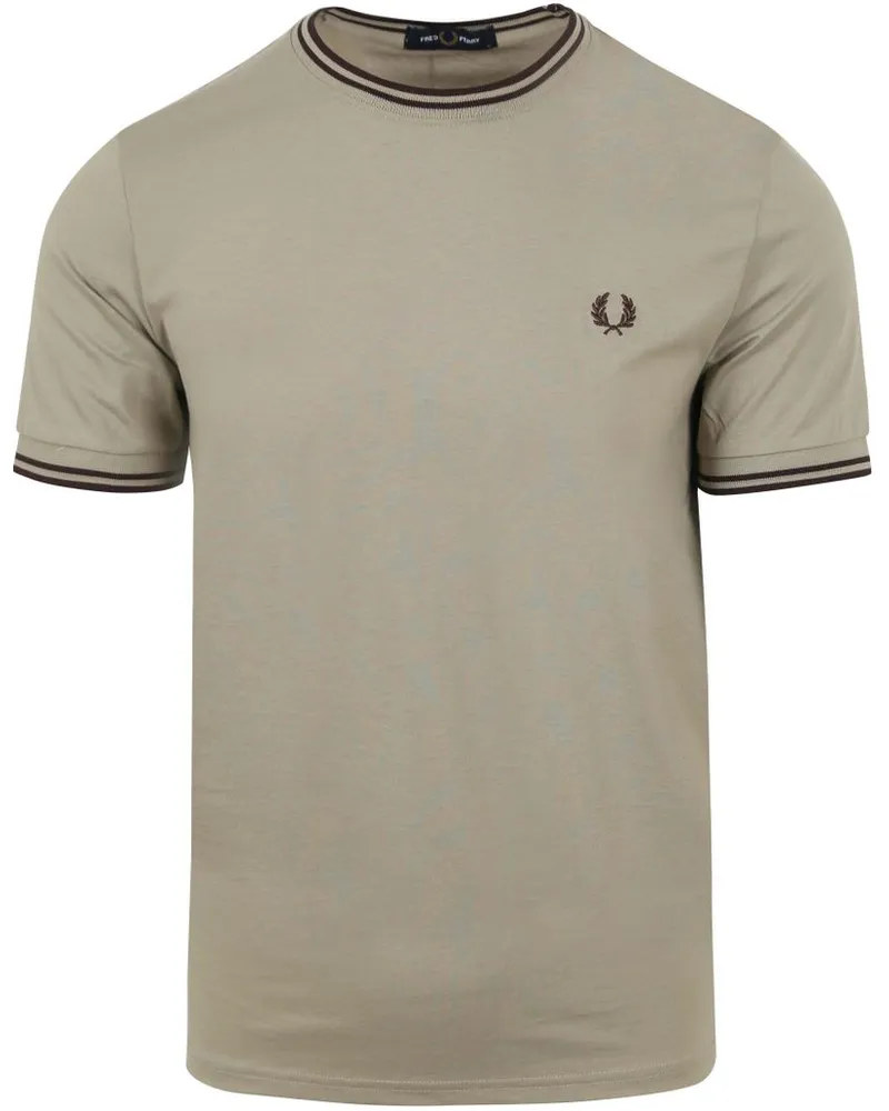 Fred Perry T-Shirt M1588 Greige U84 Grau