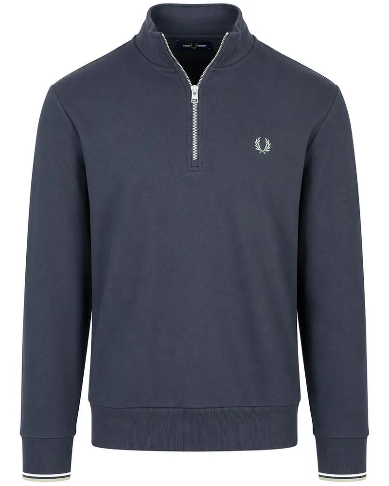 Fred Perry Half Zip Pullover Dunkelblau Dunkelblau