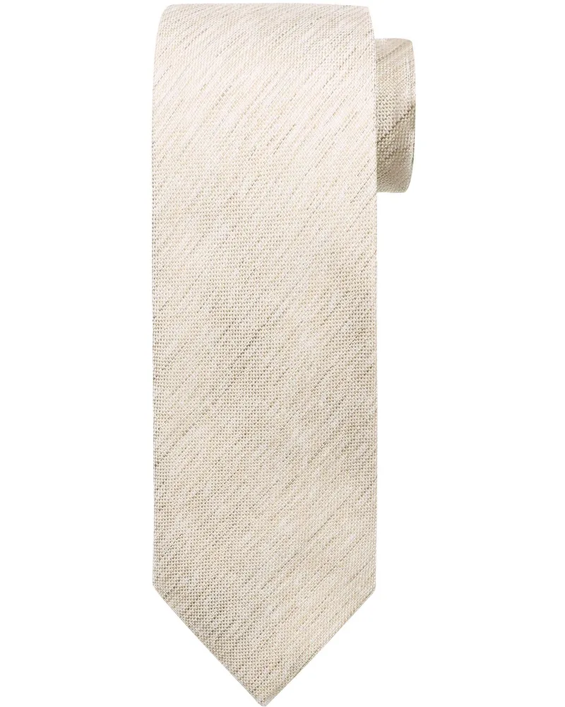 Suitable Krawatte Seide Hellbraun K81-6 Beige