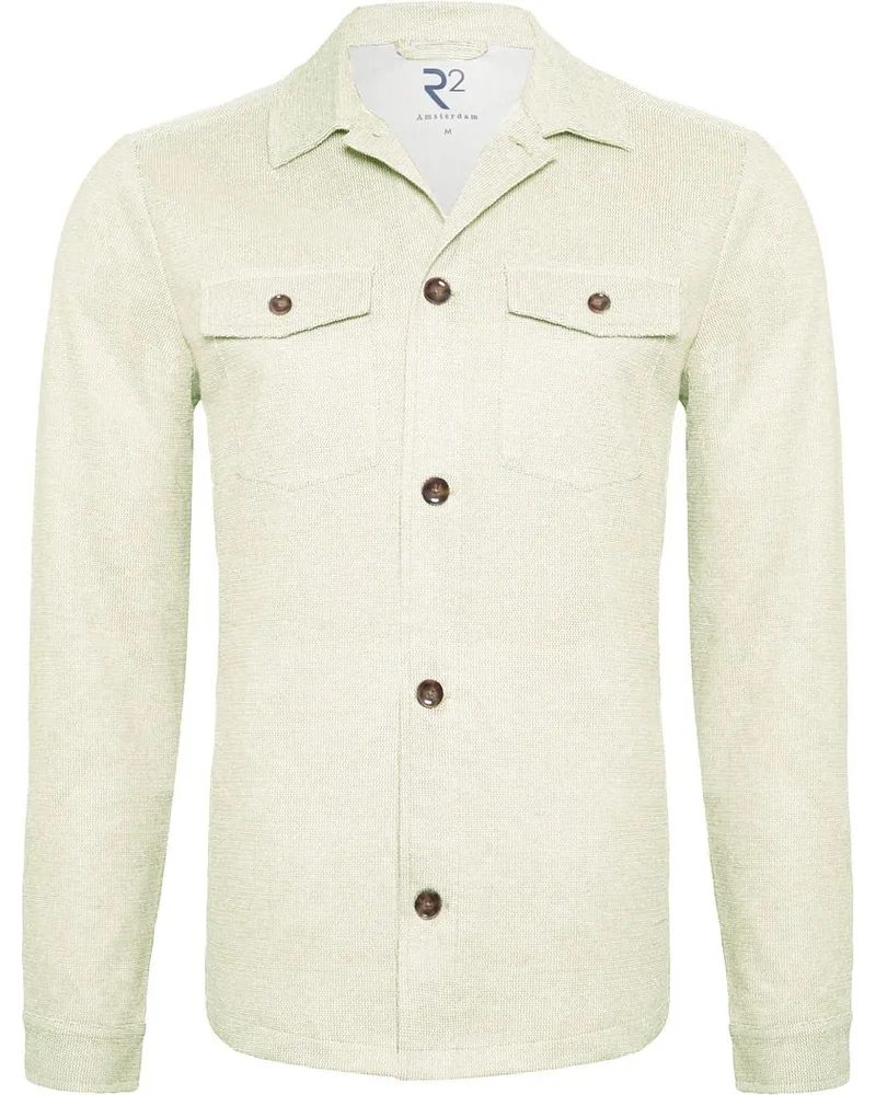 R2 Amsterdam R2 Overshirt Hellgrün Grün