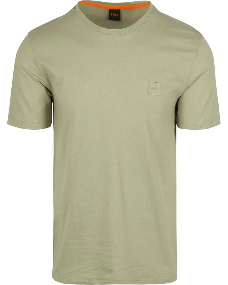 HUGO BOSS T-shirt Tales Open Grün Grün