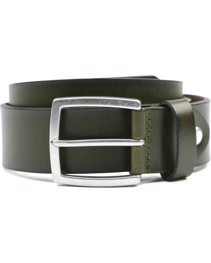 Suitable Leder Gürtel Grün Washed Grün