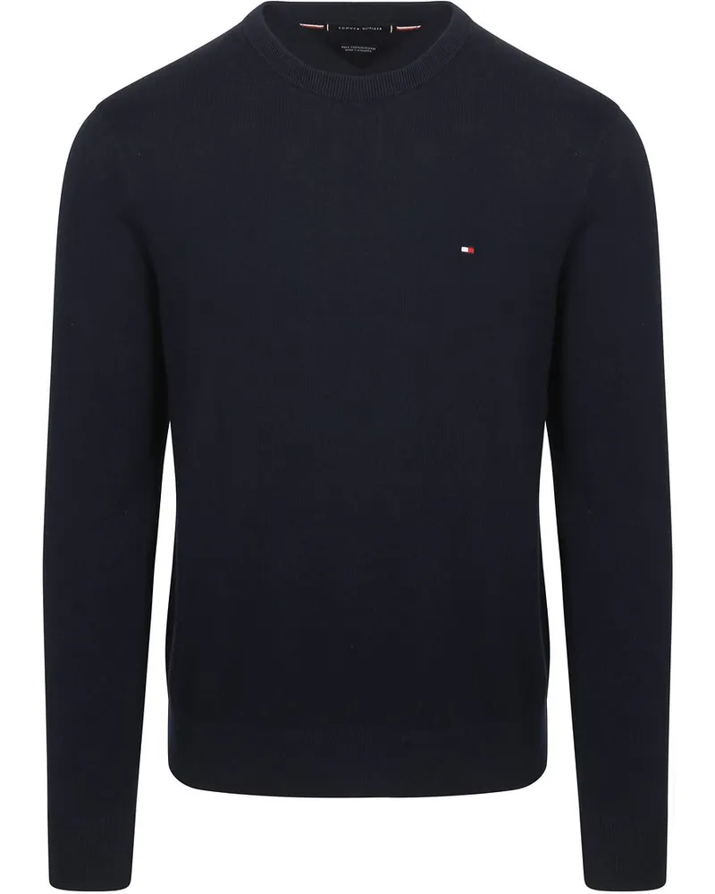 Tommy Hilfiger Pullover Cotton Kaschmir Dunkelblau Dunkelblau