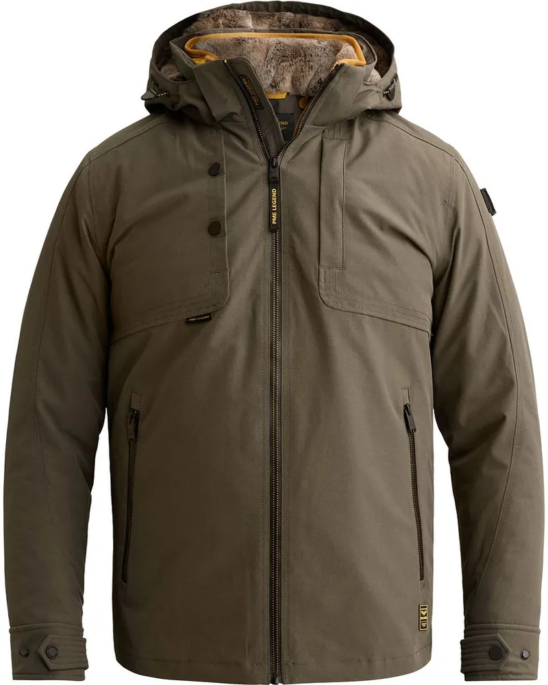 PME Legend Jacke Snowpack Ottoman Beluga Dunkelgrün