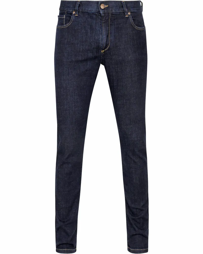 Alberto Slim DS Authentic Denim Navy Blau