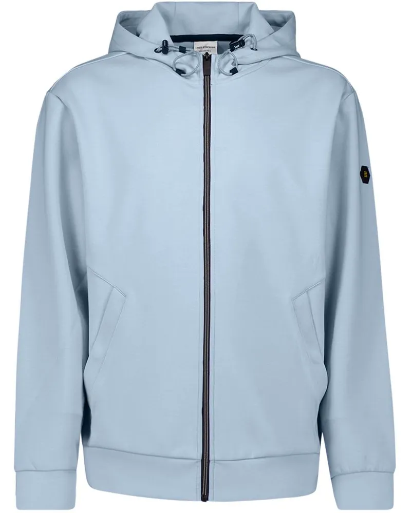 No Excess Strickjacke Interlock Hellblau Hellblau