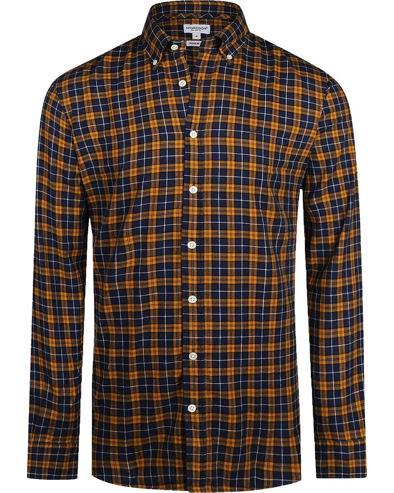 McGregor Hemd Karos Gelb Blau Gelb