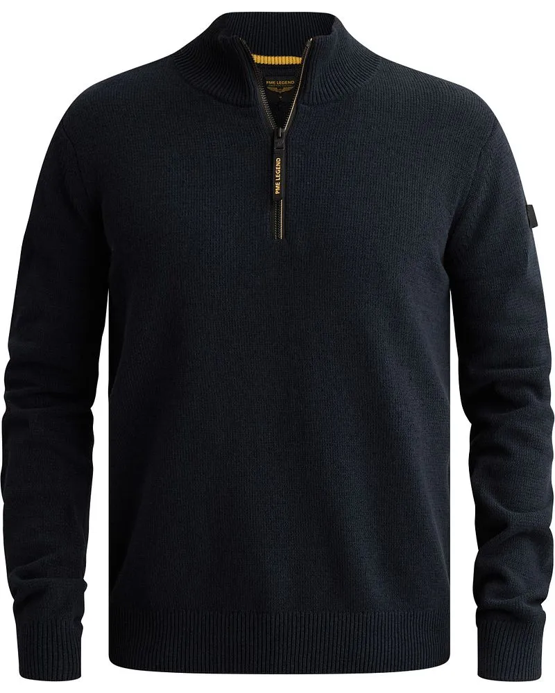 PME Legend Half Zip Pullover Chenille Navy Dunkelblau