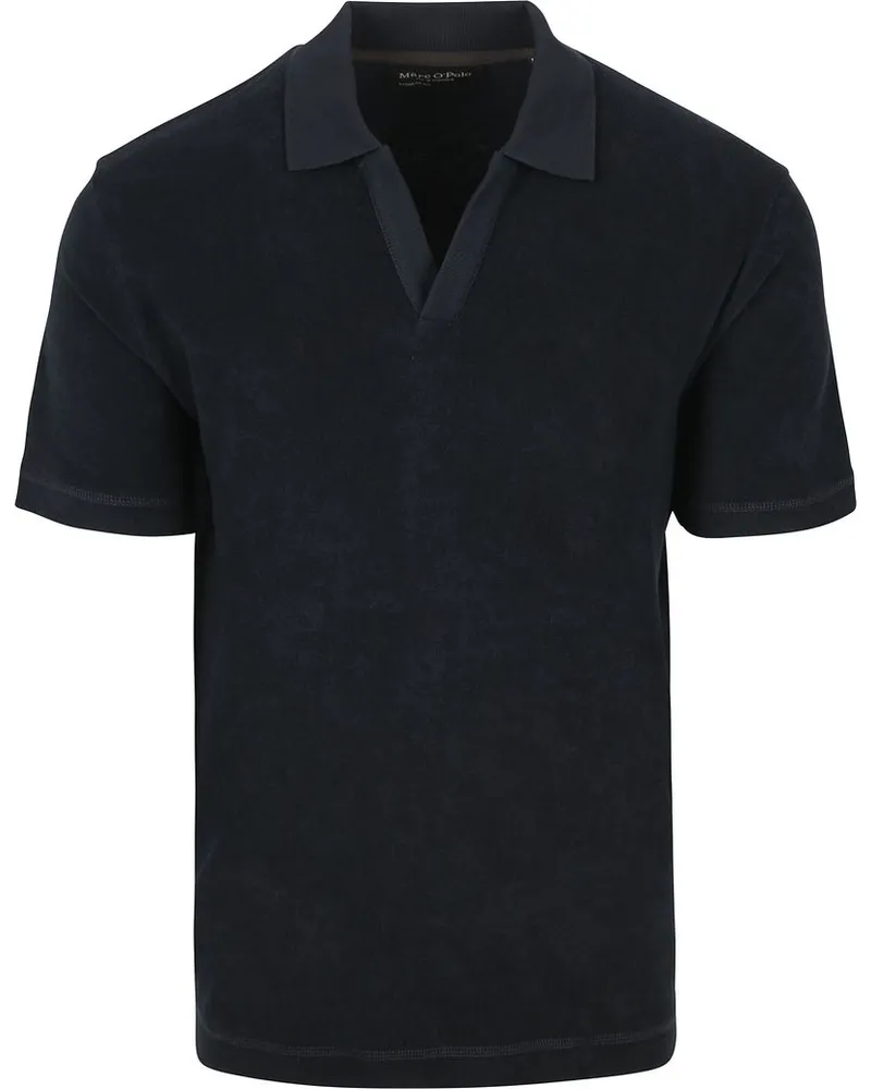 Marc O'Polo Poloshirt Riva Terry Cloth Navy Dunkelblau